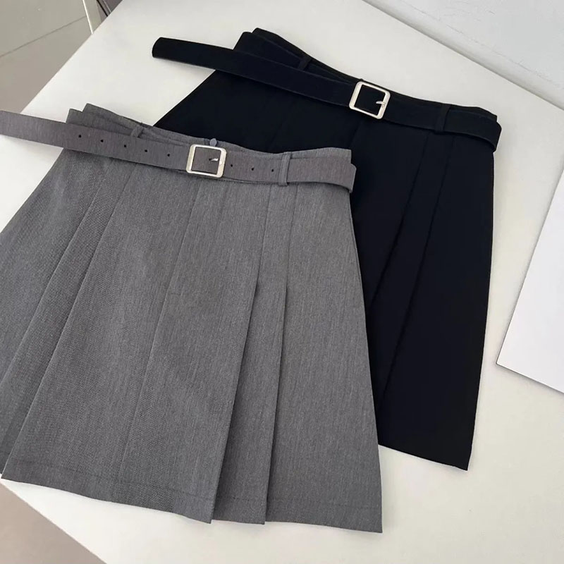 Summer Zara - Lucyever Preppy Style A-Line Skirt for