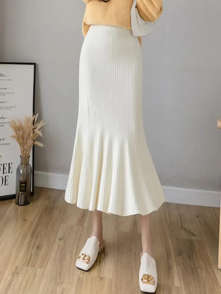 Elegant High Waist Knitted Wra - Summer Clothing Wraps ulasan dan harga