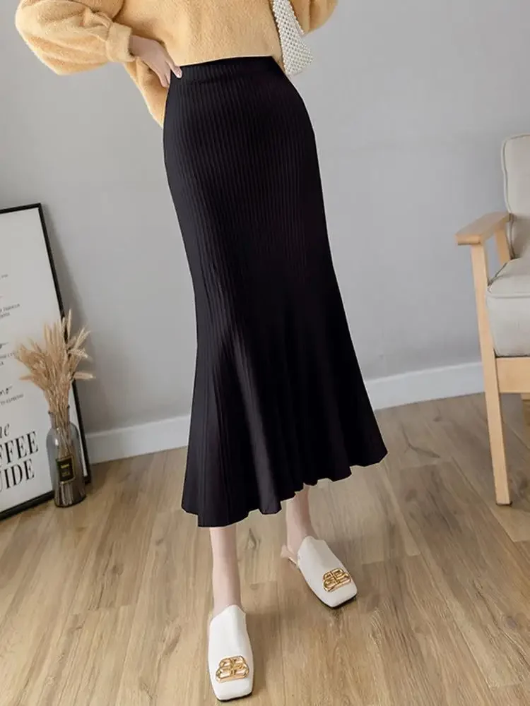 Elegant High Waist Knitted Wra - Summer Clothing Wraps ulasan dan harga