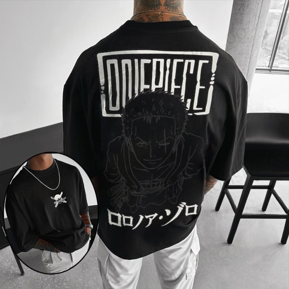 One Piece Men's T-shirt Rorono - Summer Clothing Brands ulasan dan harga