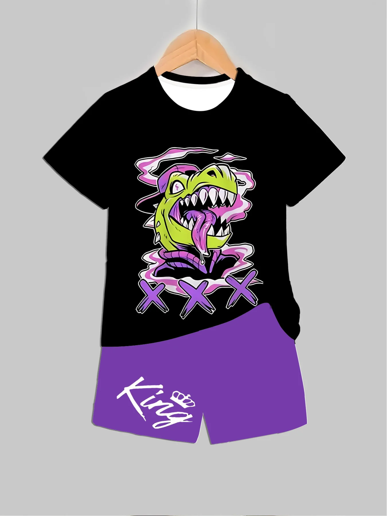 New Dinosaur Printed Outfits T - Summer Clothing Baby Girl ulasan dan harga
