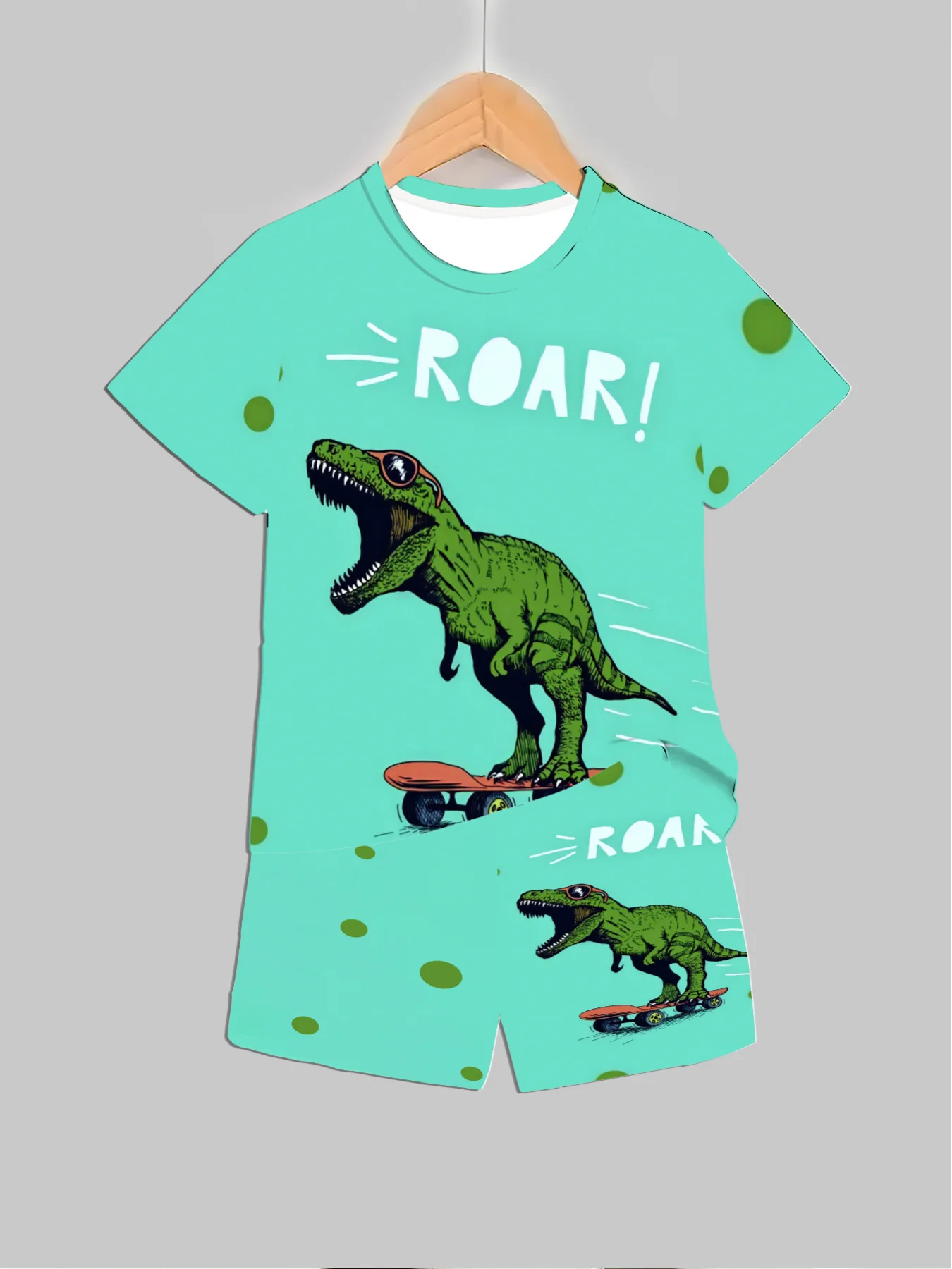 New Dinosaur Printed Outfits T - Summer Clothing Baby Girl ulasan dan harga