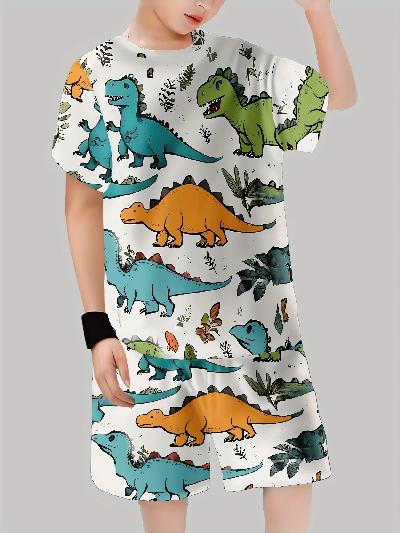 New Dinosaur Printed Outfits T - Summer Clothing Baby Girl ulasan dan harga