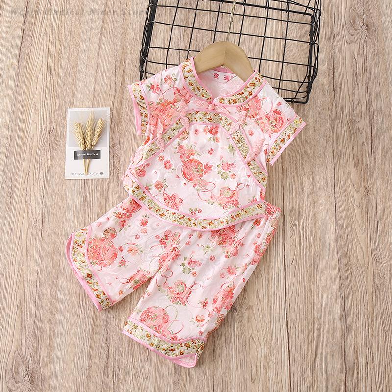 Baby Girls Tang Suit Summer Pr - Summer Clothing Baby Girl ulasan dan harga