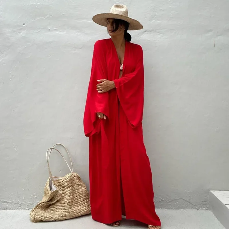 Kimono Women Beach Wear Cover  - Summer Clothing Wraps ulasan dan harga
