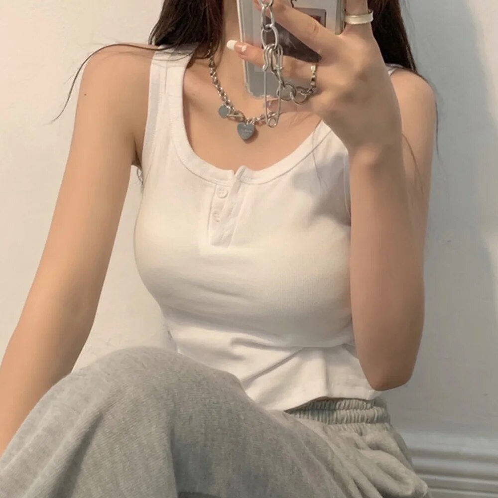 Tank Top for Women Ribbed Butt - Summer Zara ulasan dan harga