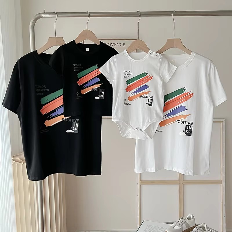 Family Look T Shirts 2026 Summ - Summer Clothing Drawing ulasan dan harga