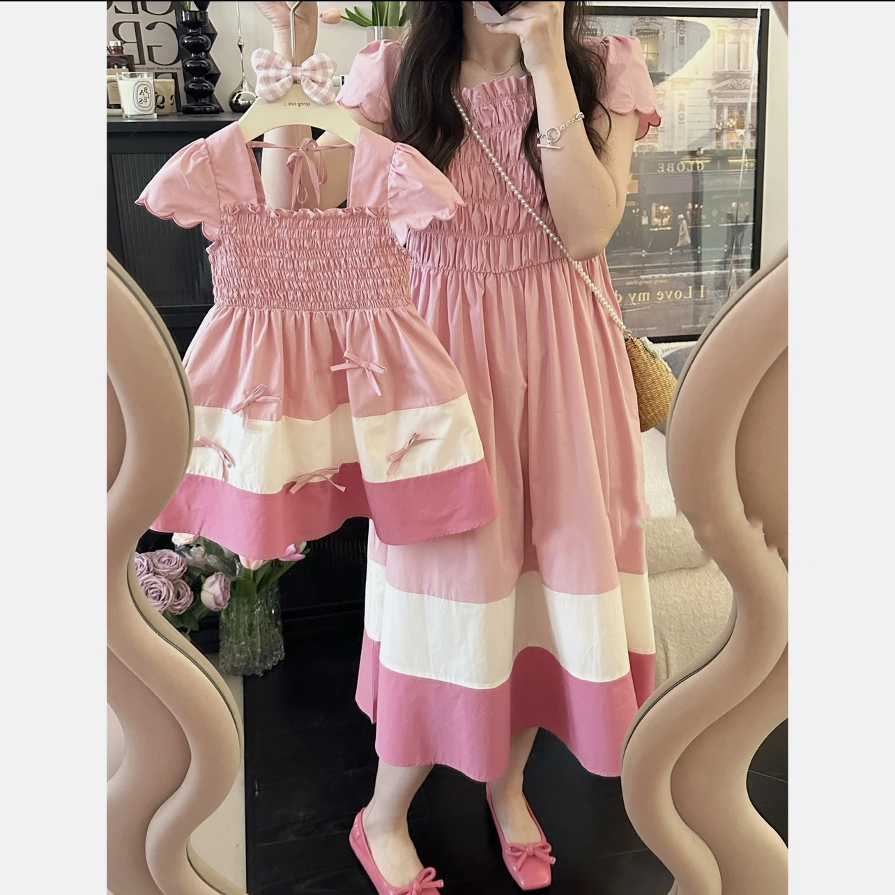 2024 Summer Mom and Daughter M - Summer Clothing Baby Girl ulasan dan harga