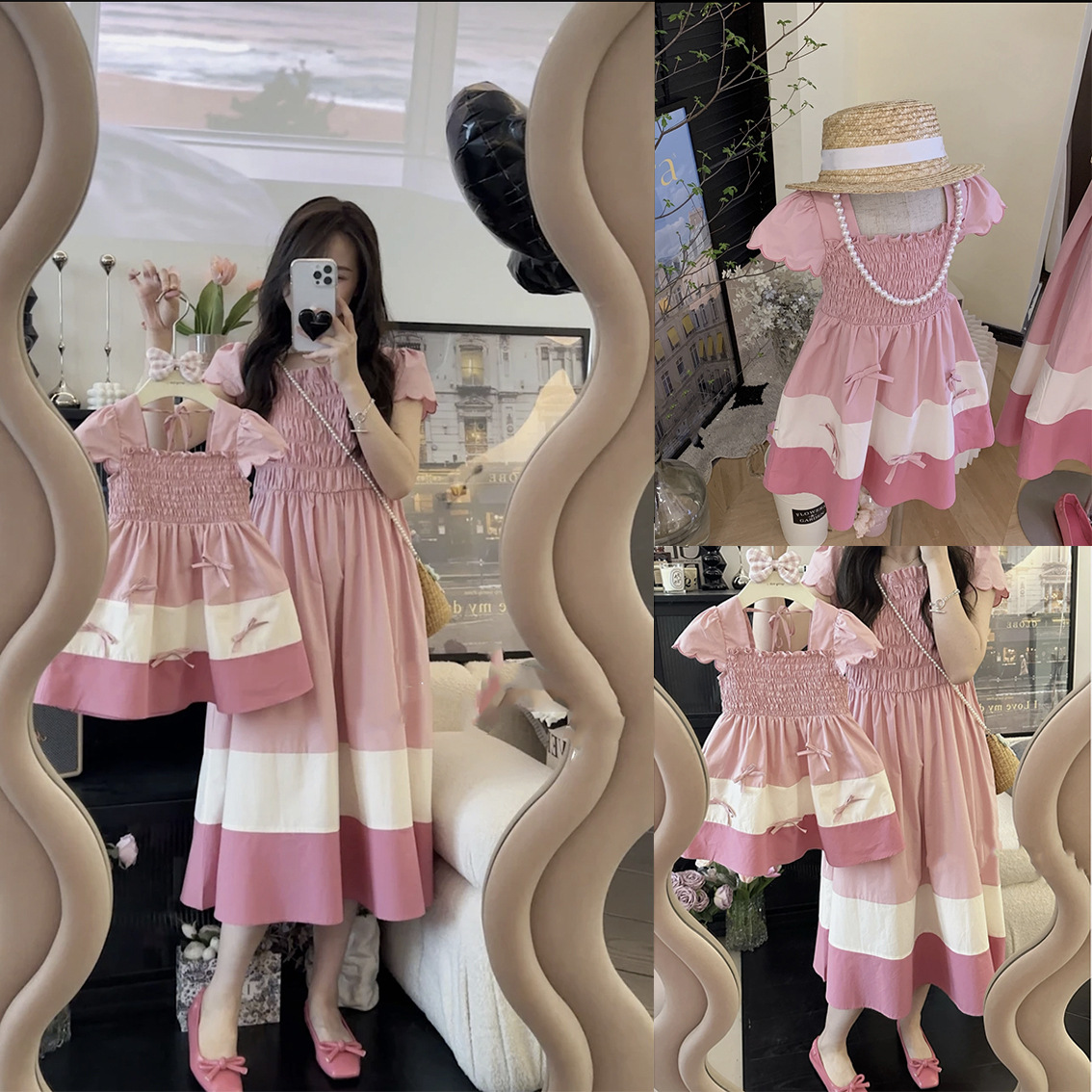 2024 Summer Mom and Daughter M - Summer Clothing Baby Girl ulasan dan harga