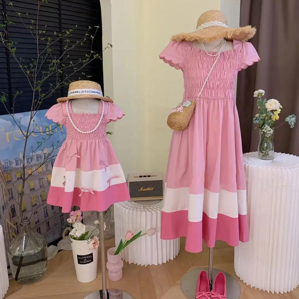2024 Summer Mom and Daughter M - Summer Clothing Baby Girl ulasan dan harga