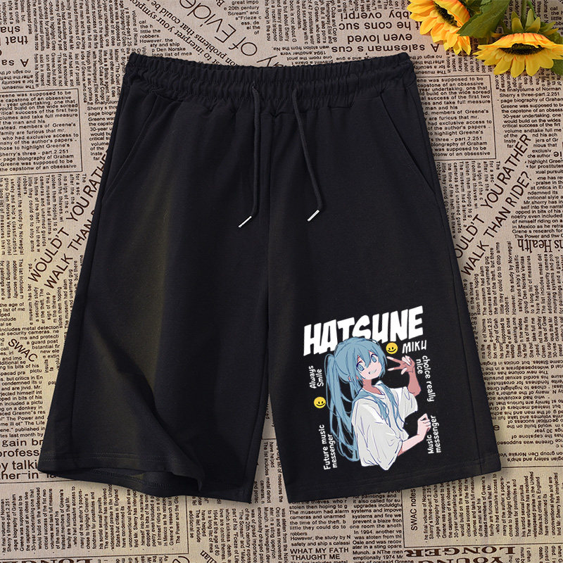 Hatsune Miku Shorts Summer Mal - Summer Clothing Brands ulasan dan harga