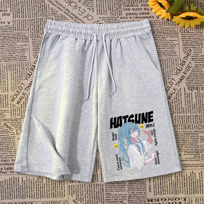 Hatsune Miku Shorts Summer Mal - Summer Clothing Brands ulasan dan harga