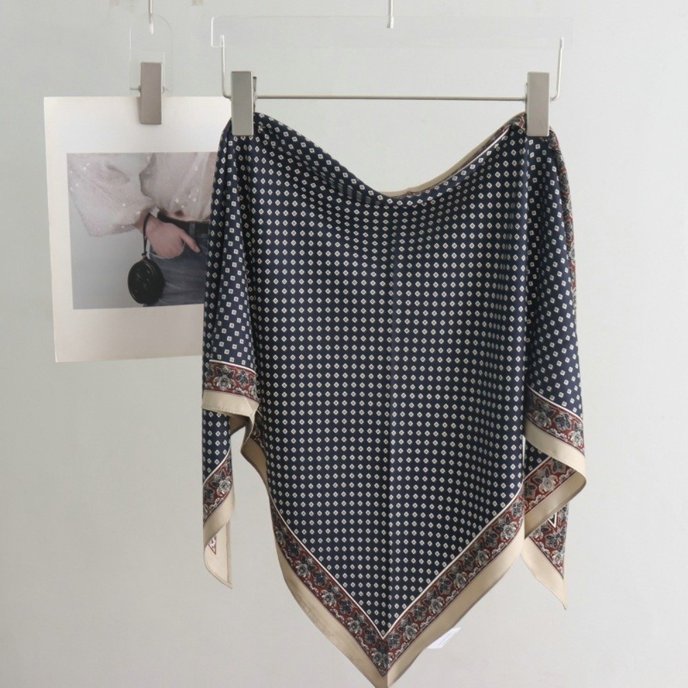 New Satin Women's Scarf Tie-Dy - Summer Clothing Wraps ulasan dan harga