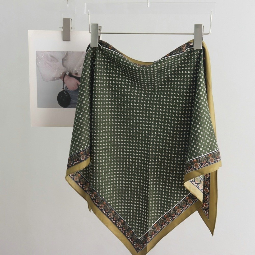 New Satin Women's Scarf Tie-Dy - Summer Clothing Wraps ulasan dan harga