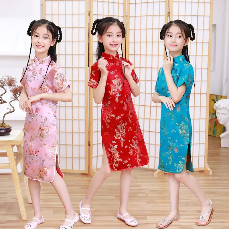 Summer Children Cheongsam Kids - Summer Clothing Baby Girl ulasan dan harga