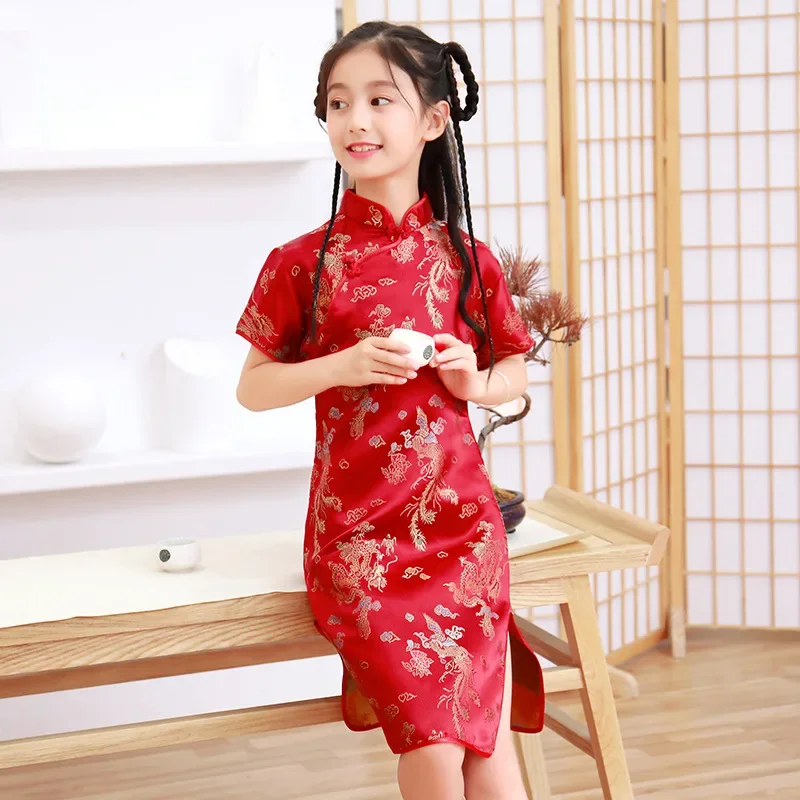 Summer Children Cheongsam Kids - Summer Clothing Baby Girl ulasan dan harga