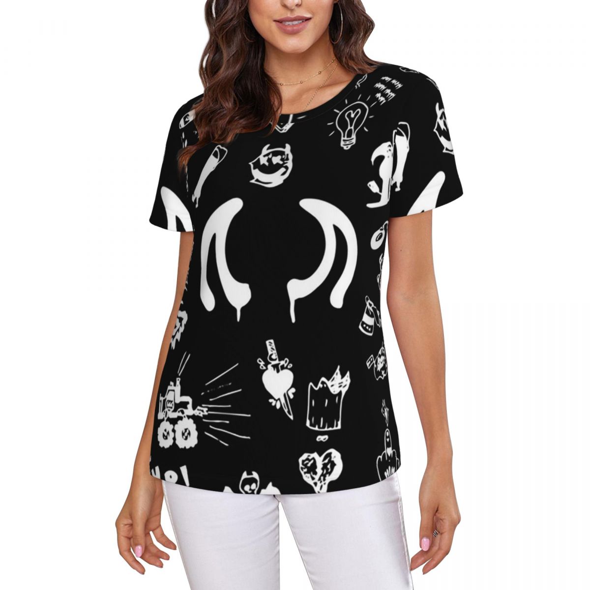 Yungblud Drawings Tattoo Sheet - Summer Clothing Drawing ulasan dan harga