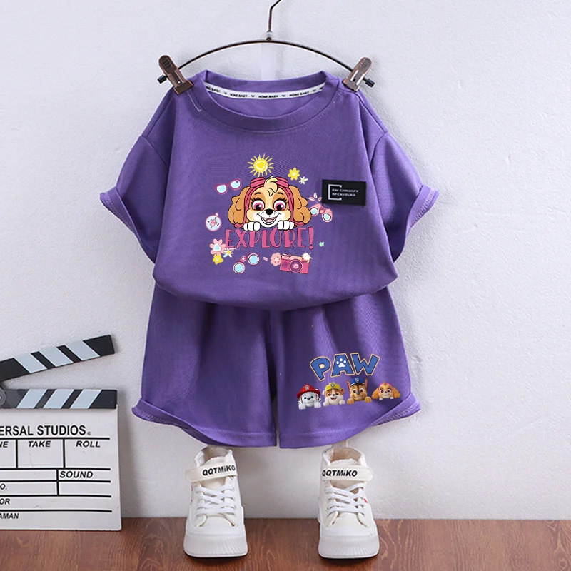 2Pc Paw Patrols T Shirt Chase  - Summer Clothing Baby Girl ulasan dan harga