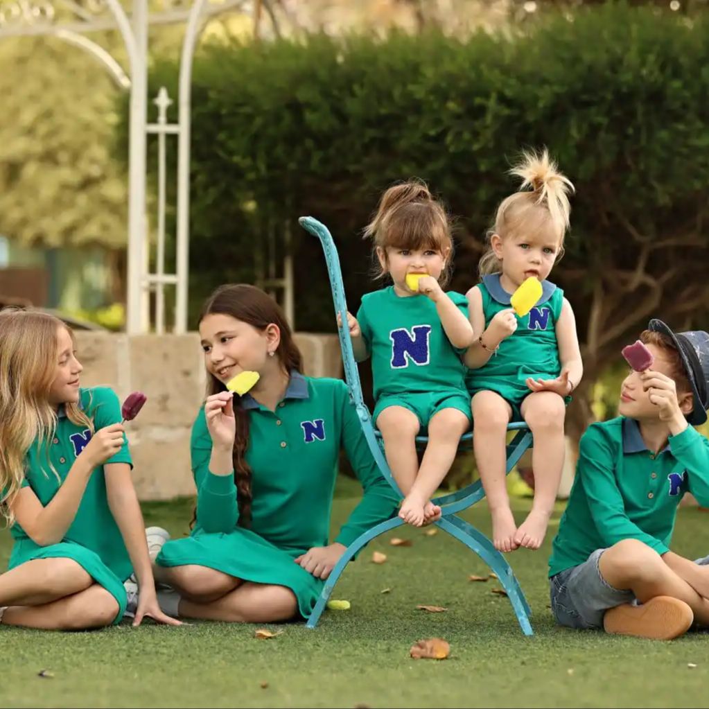 2026 Mali's SS Green Polo Coll - Summer Clothing Baby Girl ulasan dan harga