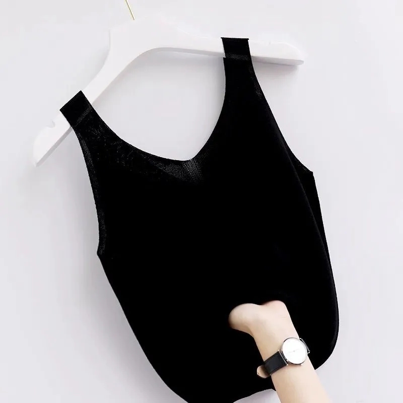 Knitting Vintage Tank Top V-Ne - Summer Zara ulasan dan harga