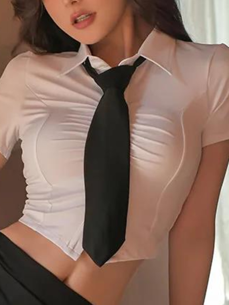 New Sexy Secretary Teacher Whi - Summer Clothing Wraps ulasan dan harga